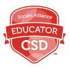 Jensen und Komplizen führen das Zertifikat ‘CSD (Certified Scrum Developer) Educator’ der Scrum Alliance®.