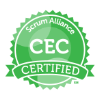 Jensen und Komplizen sind zertifiziert als 'Certified Enterprise Coach – CEC' der Scrum Alliance®