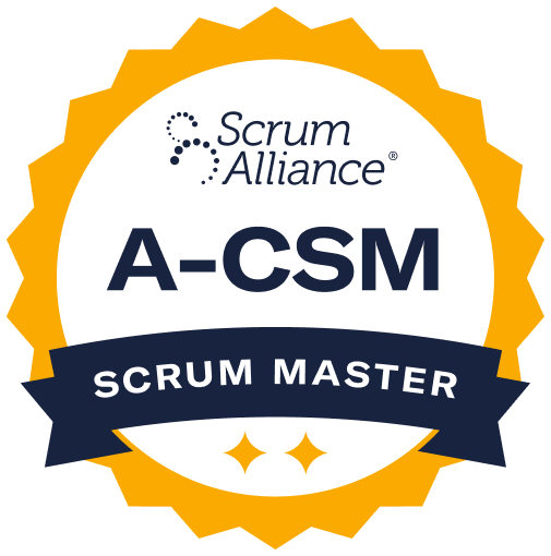 Jensen und Komplizen sind zertifiziert als 'Advanced Certified ScrumMaster® (A-CSM)' durch die Scrum Allianc®e.