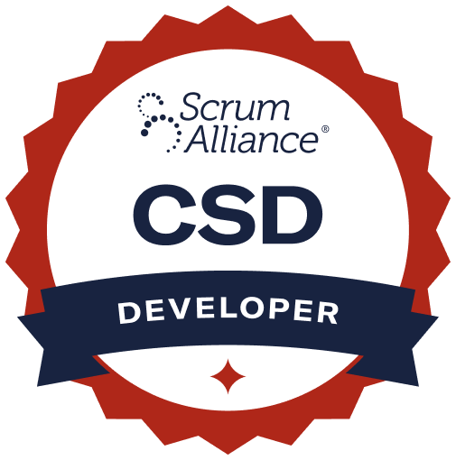 Jensen und Komplizen sind zertifiziert als 'Certified Scrum Developer℠ (CSD)' durch die Scrum Alliance®.