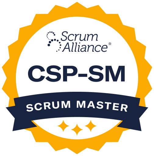 Jensen und Komplizen sind zertifiziert als 'Certified Scrum Professional – ScrumMaster® (CSP-SM)' durch die Scrum Alliance®.